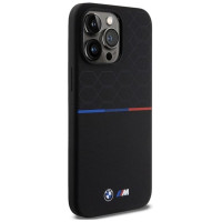 BMW M Silicone Pattern MagSafe case for iPhone 15 Pro Max - black