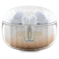 Guess Glitter Gradient TWS Bluetooth headphones with docking station - gold