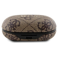 Guess TWS Guess 4G Metal Bluetooth headphones with ENC docking station - brown