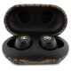 Guess TWS Guess 4G Metal Bluetooth headphones with ENC docking station - brown