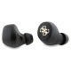 Guess TWS Guess 4G Metal Bluetooth headphones with ENC docking station - brown