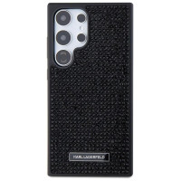Karl Lagerfeld Rhinestone Metal Logo case for Samsung Galaxy S24 Ultra - black