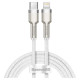 Baseus Cafule Series Metal Data USB-C / Lightning 20W PD cable 1 m - white