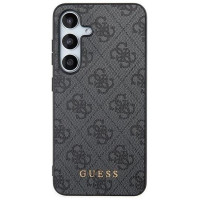 Guess 4G Metal Gold Logo case for Samsung Galaxy S24 - black