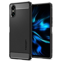Spigen Rugged Armor Case for Sony Xperia 10 VI - Matte Black