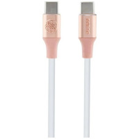 Guess Ebossed Logo USB-C / USB-C Cable 1.5m Fast Charging - Pink