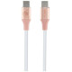 Guess Ebossed Logo USB-C / USB-C Cable 1.5m Fast Charging - Pink