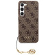 Guess 4G Charms Collection case for Samsung Galaxy A35 - brown