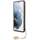 Guess 4G Charms Collection case for Samsung Galaxy A35 - brown