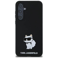 Karl Lagerfeld Silicone Choupette case for Samsung Galaxy A35 - black