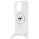 Karl Lagerfeld IML Choupette Head & Cord MagSafe case for iPhone 15 Pro - transparent