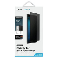 Uniq Optix Privacy tempered glass for Samsung Galaxy S24 Ultra with applicator