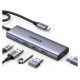 Ugreen HUB Ugreen CM511 15597 5in1 USB-C - USB-C PD / HDMI / 3x USB-A 3.0 - gray