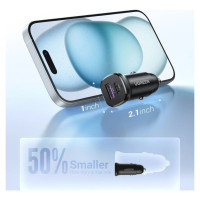Ugreen EC305 25845 car charger USB-C USB-A 30W - black