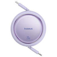 Baseus Free2Pull Cable Retractable USB-C / Lightning 20W 1m - Purple