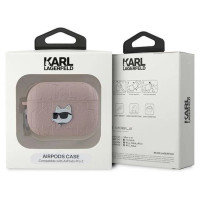 Karl Lagerfeld Monogram Choupette Head case for AirPods Pro 2 - pink