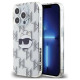 Karl Lagerfeld IML Choupette Head & Monogram case for iPhone 15 Pro - transparent