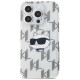 Karl Lagerfeld IML Choupette Head & Monogram case for iPhone 15 Pro - transparent