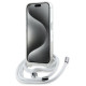 Karl Lagerfeld Crossbody IML Karl Head MagSafe case for iPhone 15 Pro - transparent