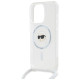 Karl Lagerfeld Crossbody IML Karl Head MagSafe case for iPhone 15 Pro - transparent
