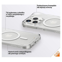 Panzerglass HardCase with MagSafe with D3O and Military Grade Certified for iPhone 15 Pro - Transparent