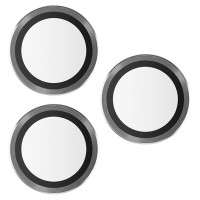 Panzerglass Hoops Camera Protection for iPhone 15 Pro / 15 Pro Max - with Black Frame
