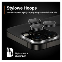 Panzerglass Hoops Camera Protection for iPhone 15 Pro / 15 Pro Max - with Black Frame
