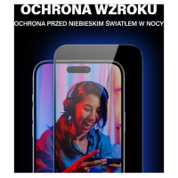 Panzerglass Ultra-Wide Fit Tempered Glass with Glare and Blue Light Filter with Positioner for iPhone 15