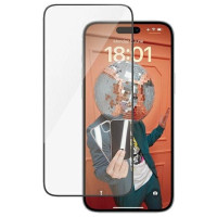 Panzerglass Ultra-Wide Fit tempered glass with positioner for iPhone 15 Plus