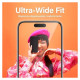 Panzerglass Ultra-Wide Fit tempered glass with positioner for iPhone 15 Plus