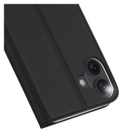 Dux Ducis Skin Pro iPhone 16 Plus Case with Flip and Card Slot - Black