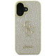 Guess Fixed Glitter Big 4G Case for iPhone 16 Plus - Gold