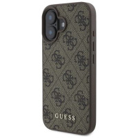 Guess 4G Classic iPhone 16 Case - Brown