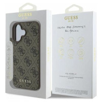 Guess 4G Classic iPhone 16 Case - Brown