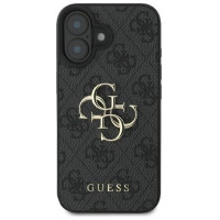 Guess 4G Big Logo iPhone 16 Case - Black