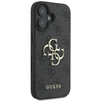 Guess 4G Big Logo iPhone 16 Case - Black
