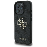 Guess 4G Big Logo iPhone 16 Pro Max Case - Black