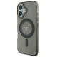 Guess IML Rhinestones MagSafe iPhone 16 Plus Case - Black