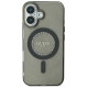 Guess IML Rhinestones MagSafe iPhone 16 Case - Black