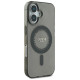 Guess IML Rhinestones MagSafe iPhone 16 Case - Black