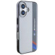 BMW Motosport IML Vertical Stripe iPhone 16 Case - Gray