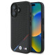 BMW M Perforated Tricolor Line MagSafe iPhone 16 Case - Black