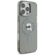 Karl Lagerfeld IML Metal Karl Head MagSafe iPhone 16 Pro Case - Black