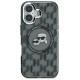 Karl Lagerfeld IML Monogram Karl & Choupette Head MagSafe iPhone 16 Case - Black