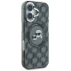 Karl Lagerfeld IML Monogram Karl & Choupette Head MagSafe iPhone 16 Case - Black