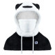Qunature Panda Ski Balaclava for Kids/Adults Size M - Black/White