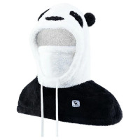 Qunature Panda Ski Balaclava for Kids/Adults Size M - Black/White