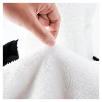 Qunature Panda Ski Balaclava for Kids/Adults Size M - Black/White