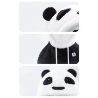 Qunature Panda Ski Balaclava for Kids/Adults Size L - Black/White