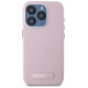 Karl Lagerfeld FW Metal Plate MagSafe iPhone 15 Pro Case - Pink